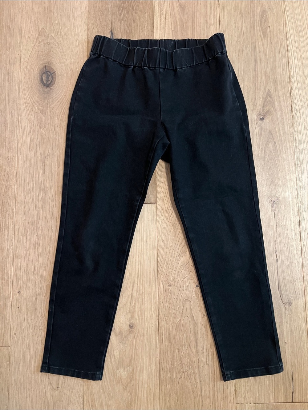 Soft Surroundings Charcoal Elastic Waist Pull-On Pants